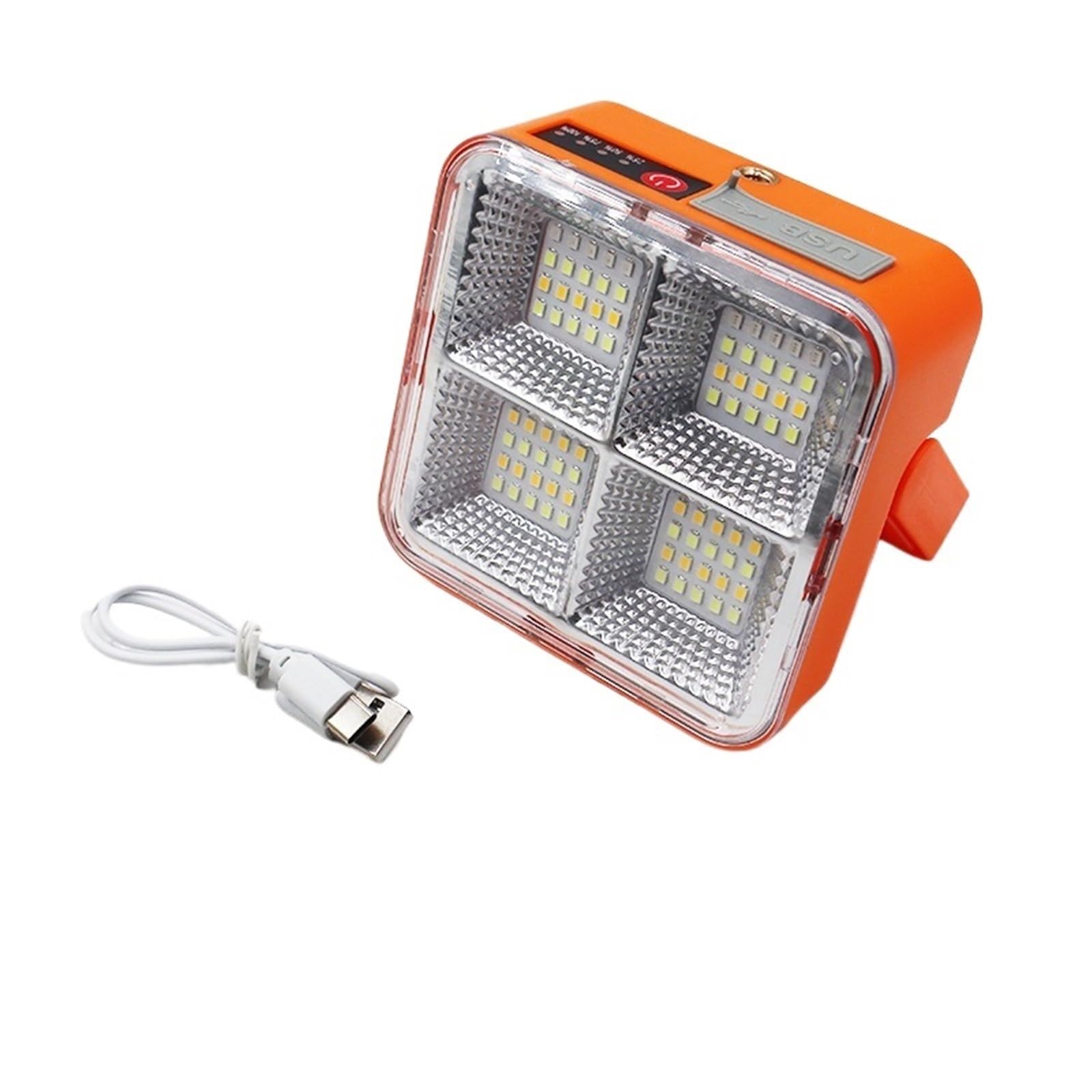 LED Solar Floodlight Type-c USB Rechargeable Emergency Camping Lantern