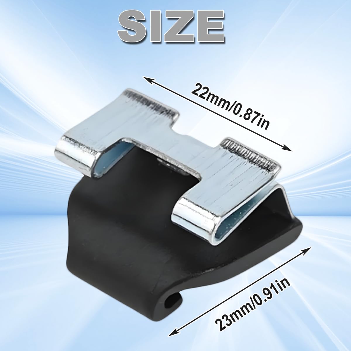 ZAMDOE 964000020R Hecktür Fenster Vorhang Sonnenschutz Griff Clips für Renault Grand Scenic III 3 MK3 Van [2009-] Sonnenschutzgriff-Clips für Hecktürfenstervorhänge Sonnenblenden-Cliphaken Ersatzteil