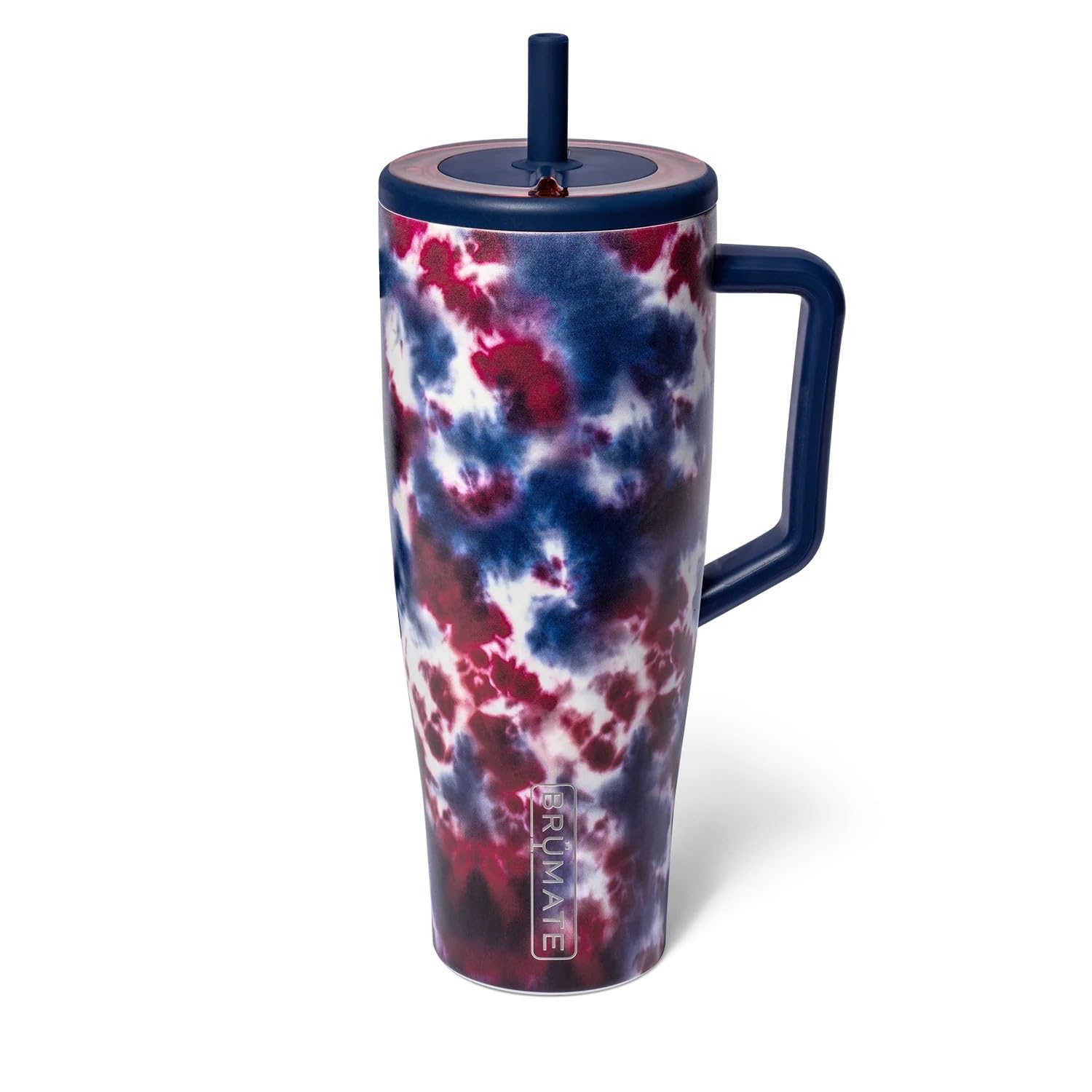 BrüMate Era 40 oz Tumbler with Handle and Straw | 100% Leakproof Insulated Water Bottle Tumbler with Lid and Straw | Made of Stainless Steel | Cup Holder Friendly | 40oz (Star Burst) — image 1