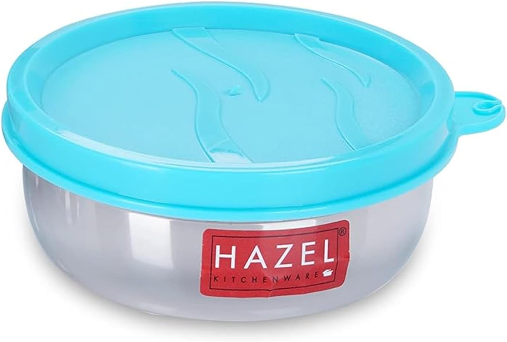 HAZEL Stainless Steel Airtight Storage Container | Leak-Proof Small Lunch Box 150 ml | Fridge Organizer | Steel Jar with Lid for Kitchen