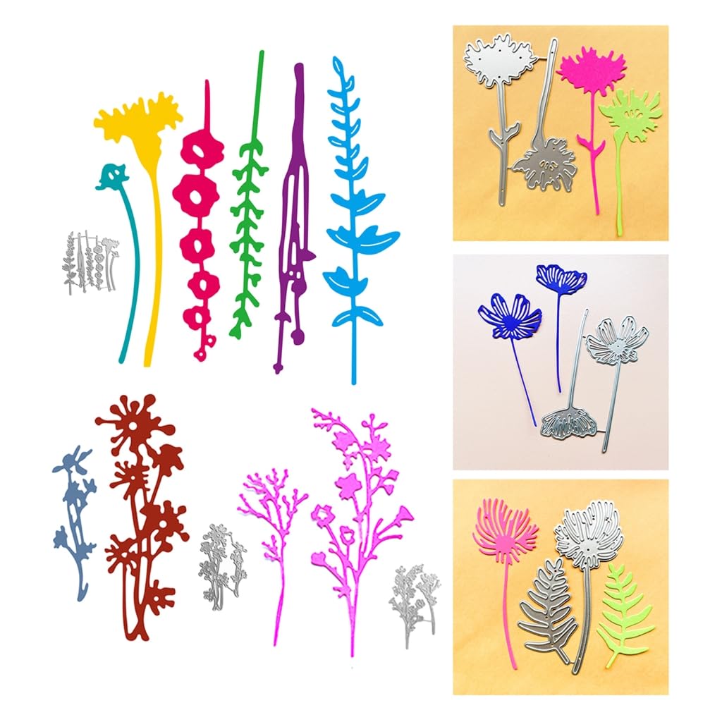 Set 6 Fustelle Metalliche Per Scrapbooking - Gatti Neri Che Guardano L'Angolo - Sagome Per Biglietti E Goffratura