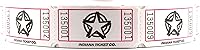 Vista 24 de INDIANA TICKET CO. Rollo de 2000 boletos de rifa con diseño de estrella (rojo) - Boletos para recaudaciones de fondos, carnavales, premios