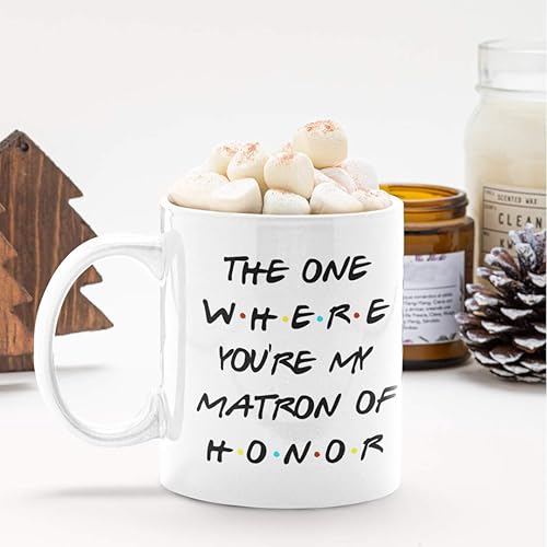 Miniatura 3 de Taza de té inspirada en el programa de televisión Matron of Honor para hermana o mejor amiga, The One Where You're My Matron of Honor Friends para