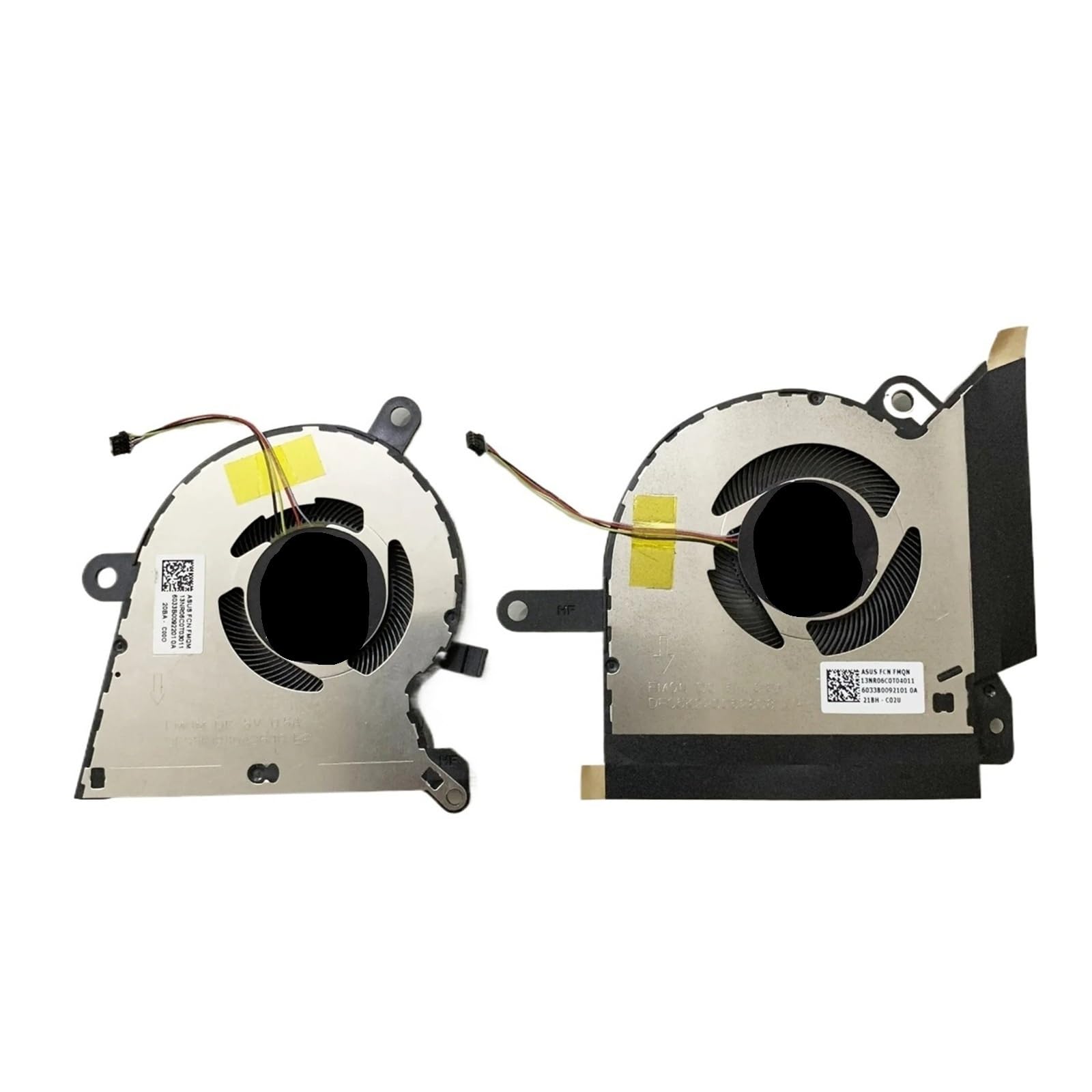 Ventilador De Refrigeración for CPU De Computadora Portátil, Compatible con ASUS, DC5V DFS5K223052838 FMQN 13NR06C0T04011 DFS5K123043638 FMQM 13NR06C0T03011 Ventilador De Escape(FMQM Fan)