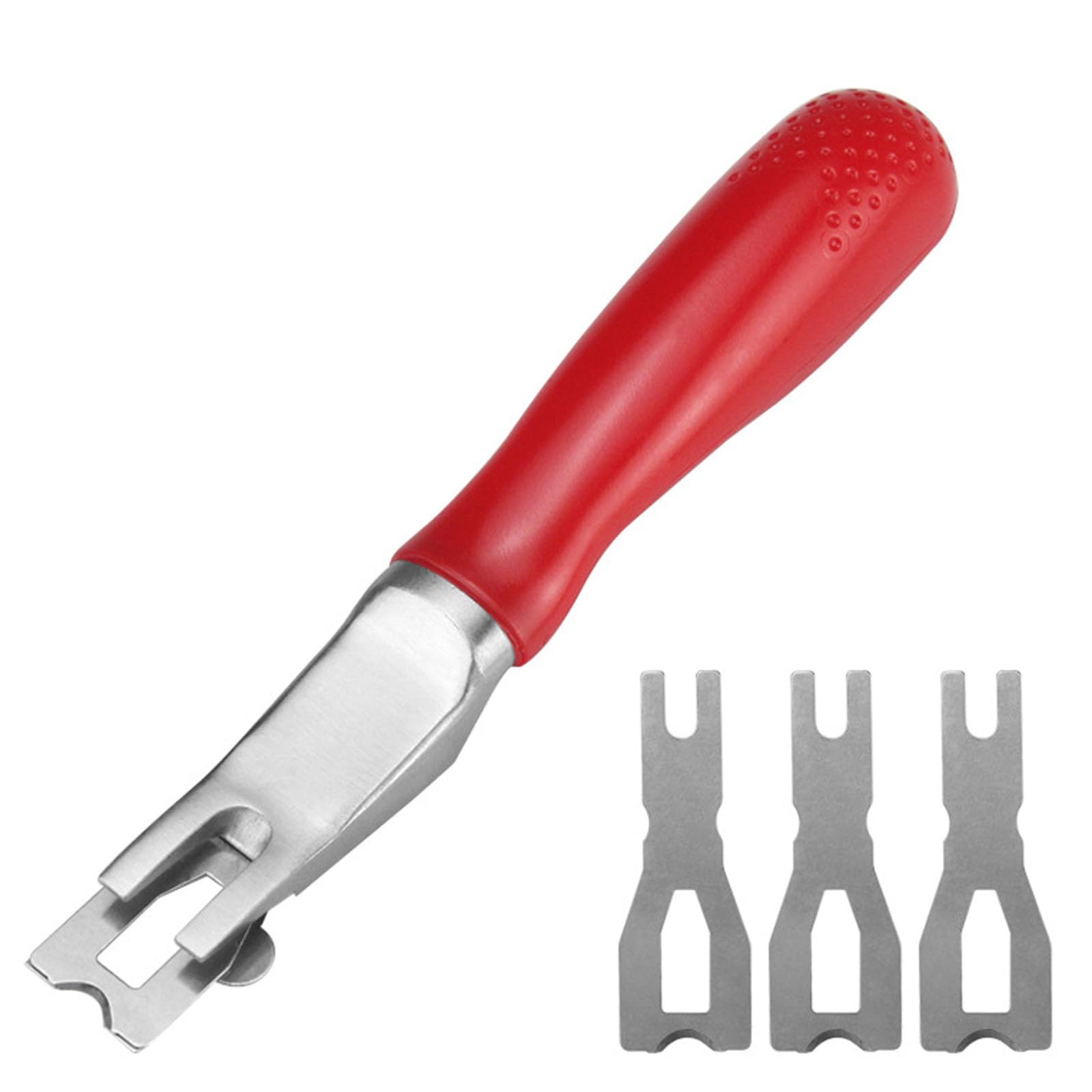 Fcttcd Floor Carpet Trimming Skiving Tool, Stainless Steel Welding Skiving Kit For Vinyl Floor Weld Trimming, Sports Floors & Construction Work 3 blades