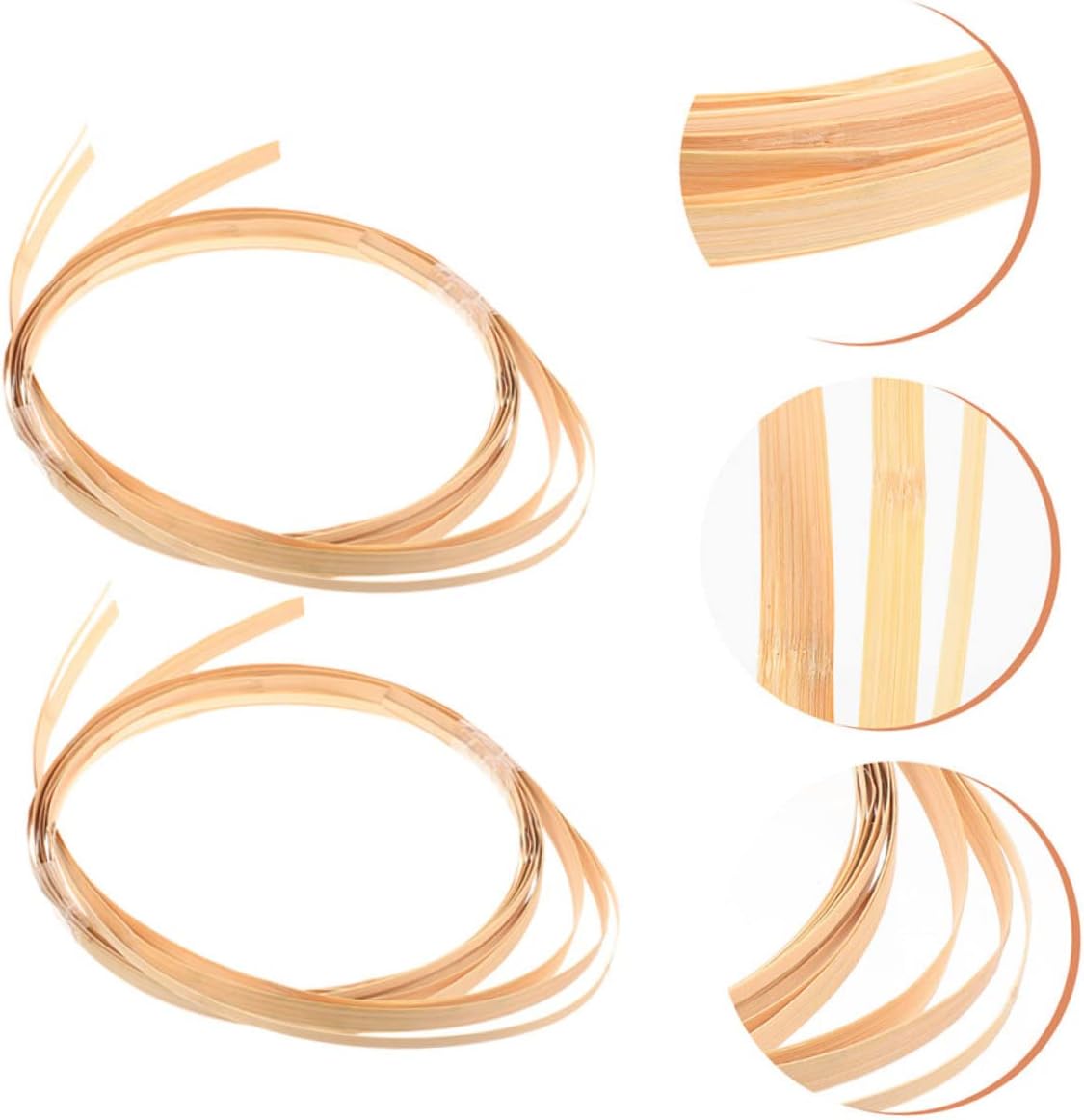 KONTONTY 5pcs Bundles of Weaving Strips Basket Making Material Each for Crafting Baskets Flower Pots and Home Decor Easy to Clean Weaving Supplies