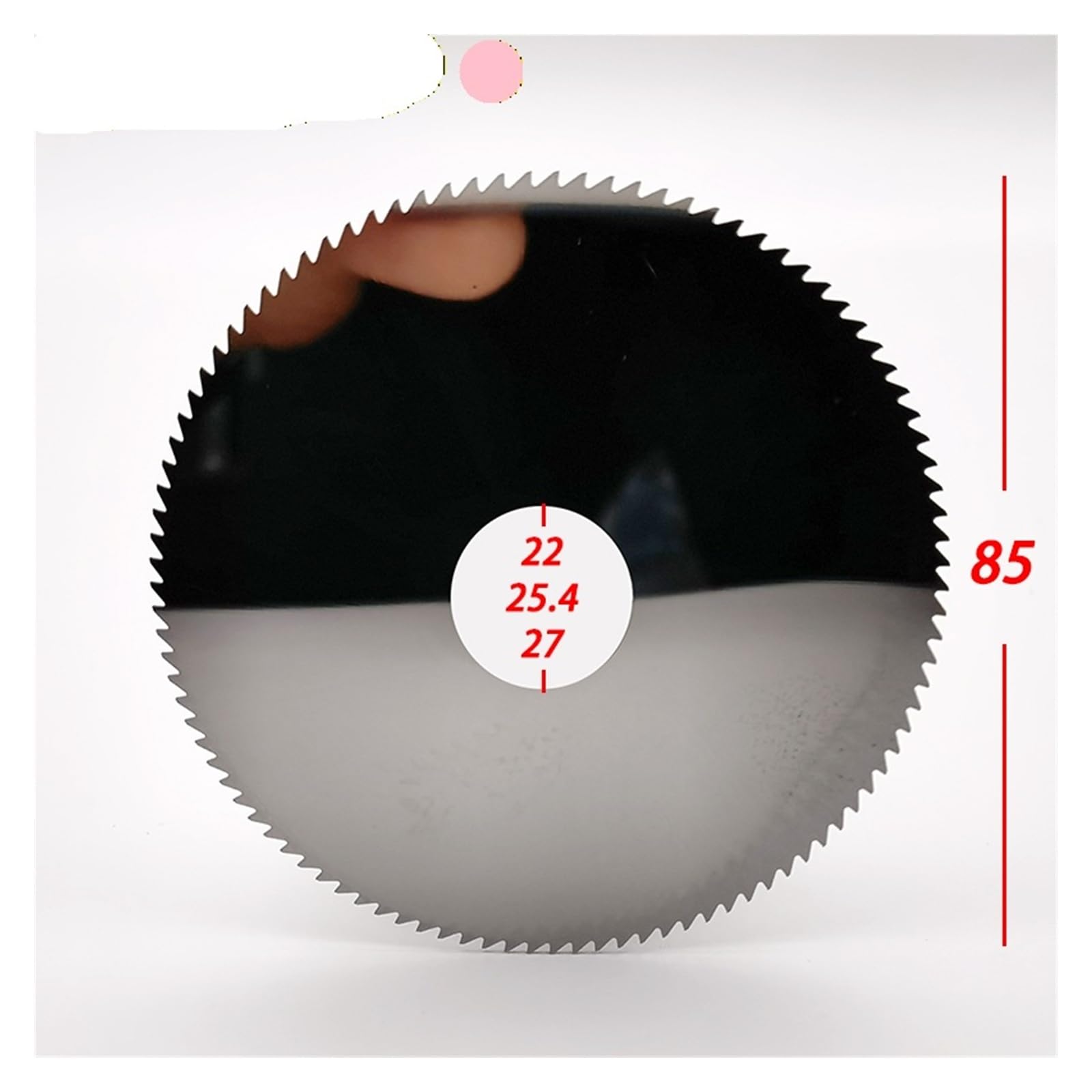 1 szt. 85 mm tarcze tnące z węglika spiekanego do piły tarczowej, otwór wewnętrzny 22/25,4/27 mm, frez CNC(Bore 22mm,Cutter arbor)