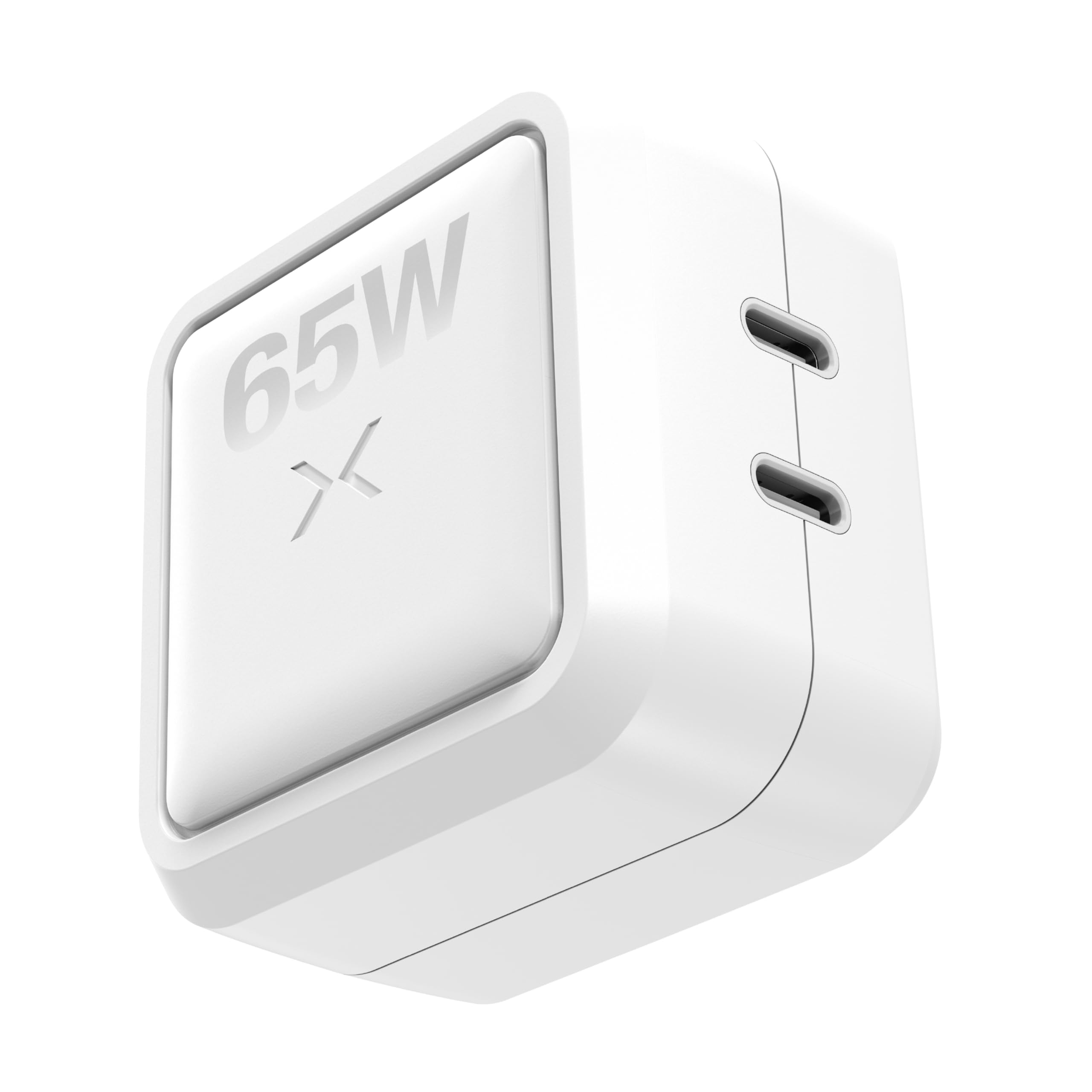 NOCO XGrid X65: 65W USB-C Charger – Dual Port GaN Power Adapter with PD 3.0, QC 4.0+, and PPS – Fast Charging with Smart Power Distribution – Foldable