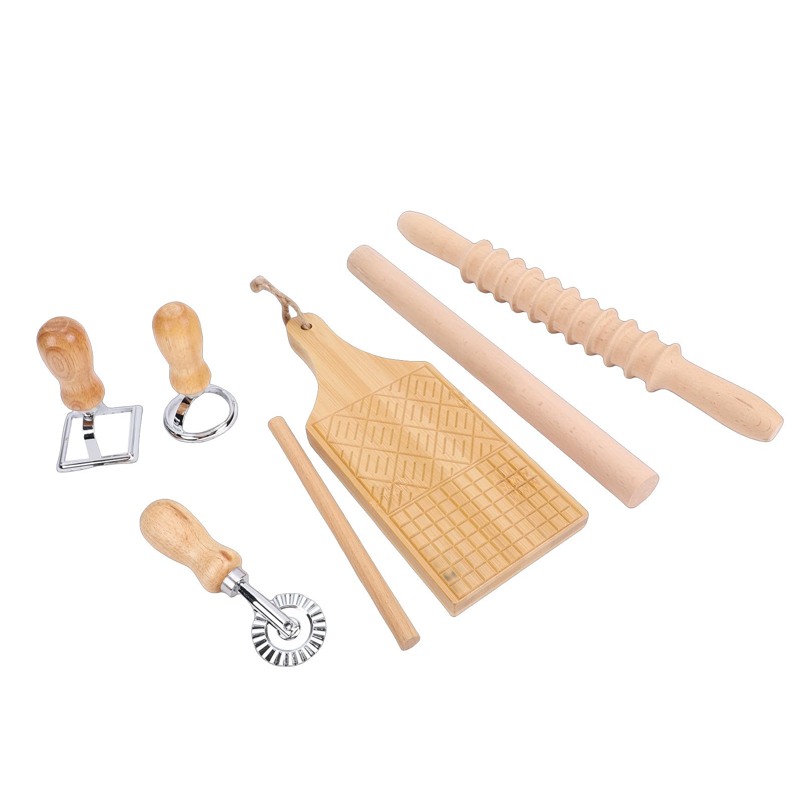 Naroote Utensili per la Preparazione della Pasta, Macchina per Ravioli con Mattarello, Soddisfa Diverse Esigenze Culinarie, Tagliapasta Efficiente per Gnocchi, Pasticcini, Dolci