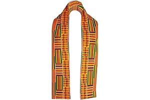 Kente African Print Stole Sash: A Cultural Tapestry for Black History Celebrations