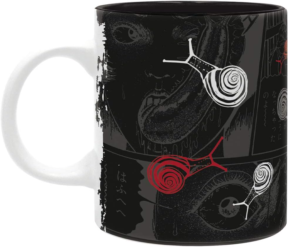 ABYstyle Junji Ito Slug Girl Ceramic Coffee Tea Mug 11 Oz. Horror Anime Manga Drinkware Dishwasher Microwave Safe Home & Kitchen Essential Gift