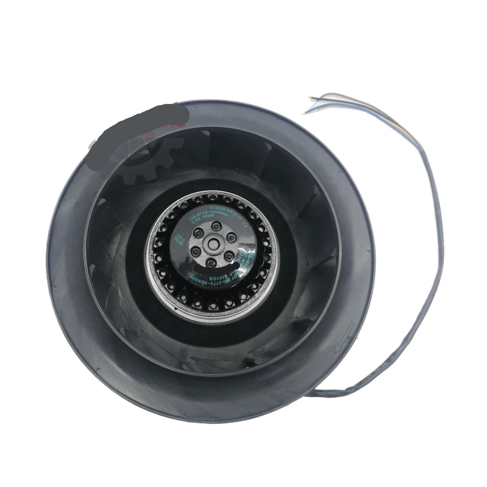 Ventilateur de refroidissement K3G200-AG16-13 centrifuge industriel 1-195-277VAC 5390