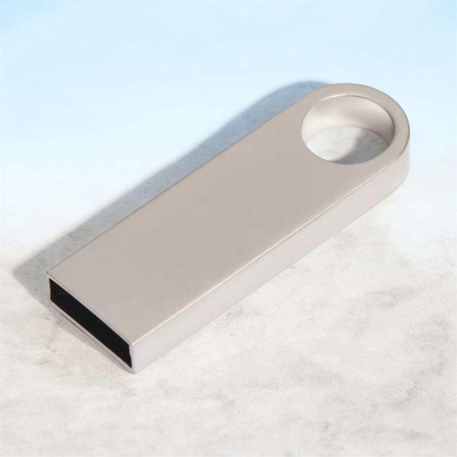 generic SippyTales_8GB_Metal USB Flash Drive, Portable Keyring Design, Silver Aluminium-picture-17