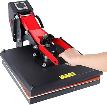 High Pressure Heat Press Machine 15x15 Inch 38x38cm Professional Heat Press for T Shirts Small Business DIY Apparel Printing Even Heating LCD Adjustment