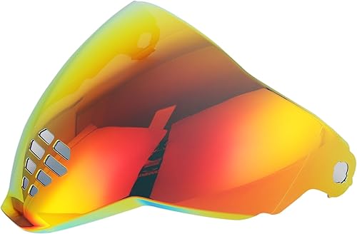 Soman Airflite - Protector facial de repuesto, IC-06 compatible con protección UV IC-06 Airflite (rojo humo Revo)