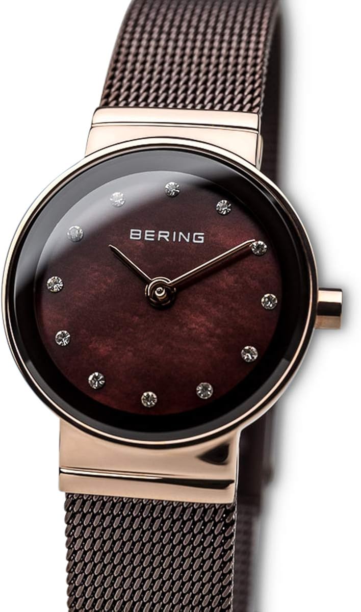 BERING Donna Analogico Quarzo Classic Orologio con Cinturino in Acciaio inossidabile Cinturino e Vetro zaffiro 10122-265