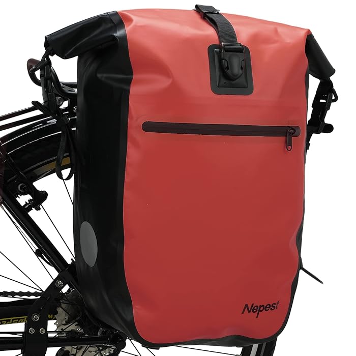 Buy Nepest Bike Panniers Waterproof Pannier Bags for Bicycles Rear Rack