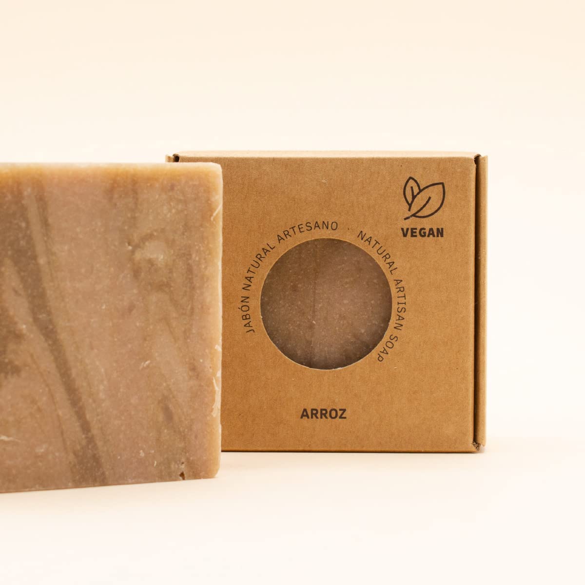 Labnatur Jabón Natural Arroz Artesanal - Hidratación y Limpieza Profunda - Con Aceites de Oliva y Coco - Para Piel Sensible - Vegano y Sin Aceite de Palma - Fabricado en España - 100 g — view 7