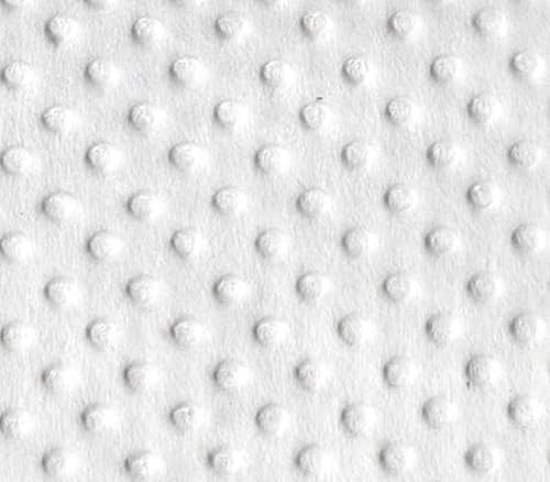 Miniatura 6 de Minky Dimple Dot - Tela marrón por yarda