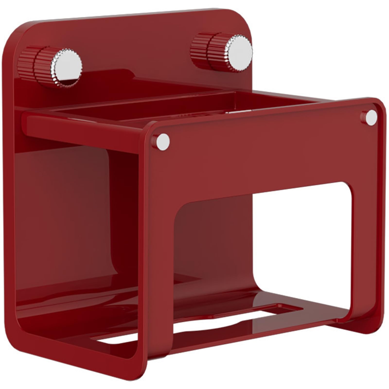 Suction Cup Holder Wall Mounted Tissue Box Storage Rack Bathroom Shelves Space Saving Esay Bathroom Shelves