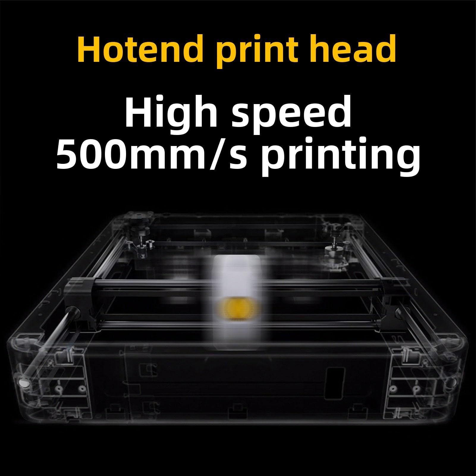 Zestaw 4 szt. Hotendu 0,4 Mm do Snapmaker U1 Wysokoprzepływowa, Całkowicie Metalowa Dysza z grzałką 48 W do Szybkiego Drukowania 3D