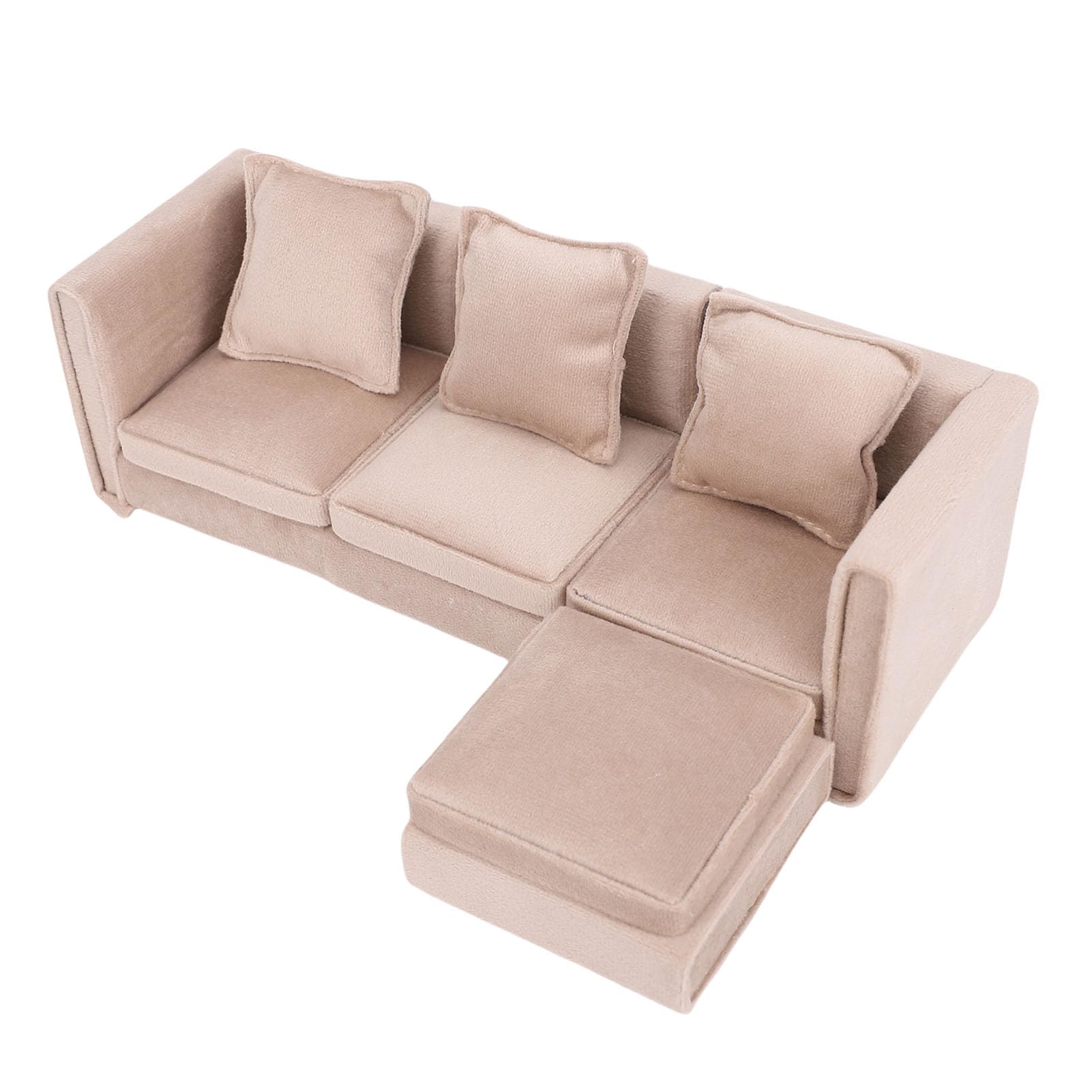 Mingzhe Dollhouse Mini Couch Stylish and Functional 1:12 Scale for Play