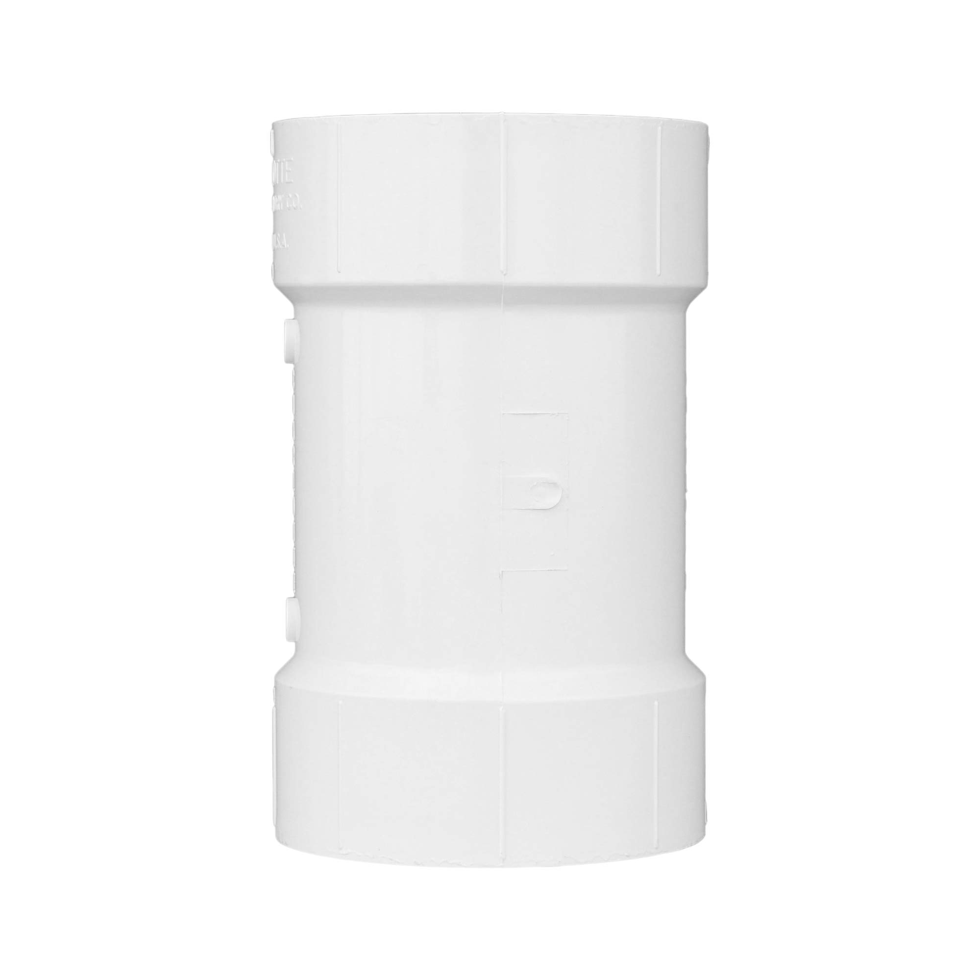 Charlotte Pipe Charlotte PIPE-611942034765-1/PACK 4 x 4 x 3 T Sanitaria Reductora DWV (drenaje, residuos y ventilación) (1 unidad pieza), blanco, 4 x 4 x 3 pulgadas (cada cantidad: 1)