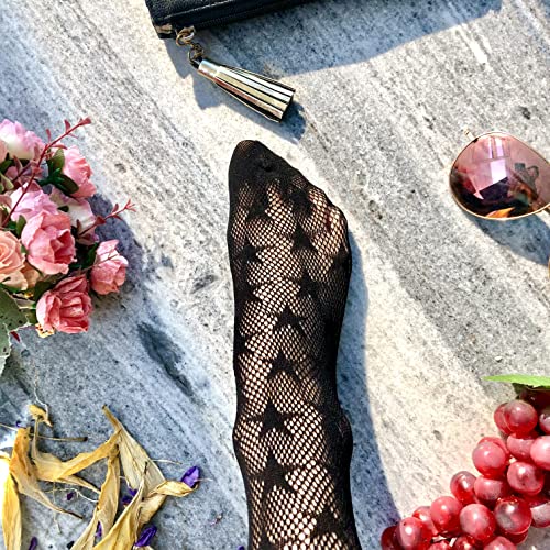 Image of Millennials In Motion Sheer Elegance Patterned Tights