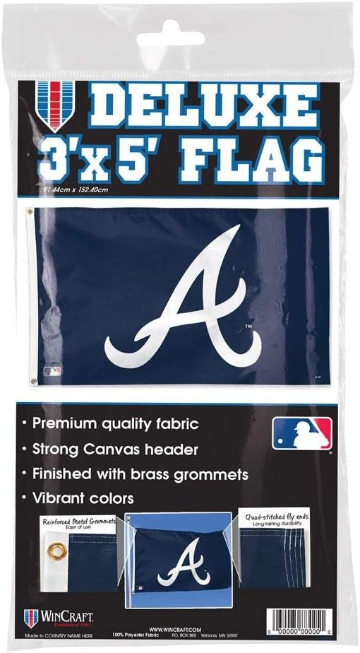 WinCraft CHICAGO CUBS PINSTRIPES FLAG - DELUXE 3' X 5', white