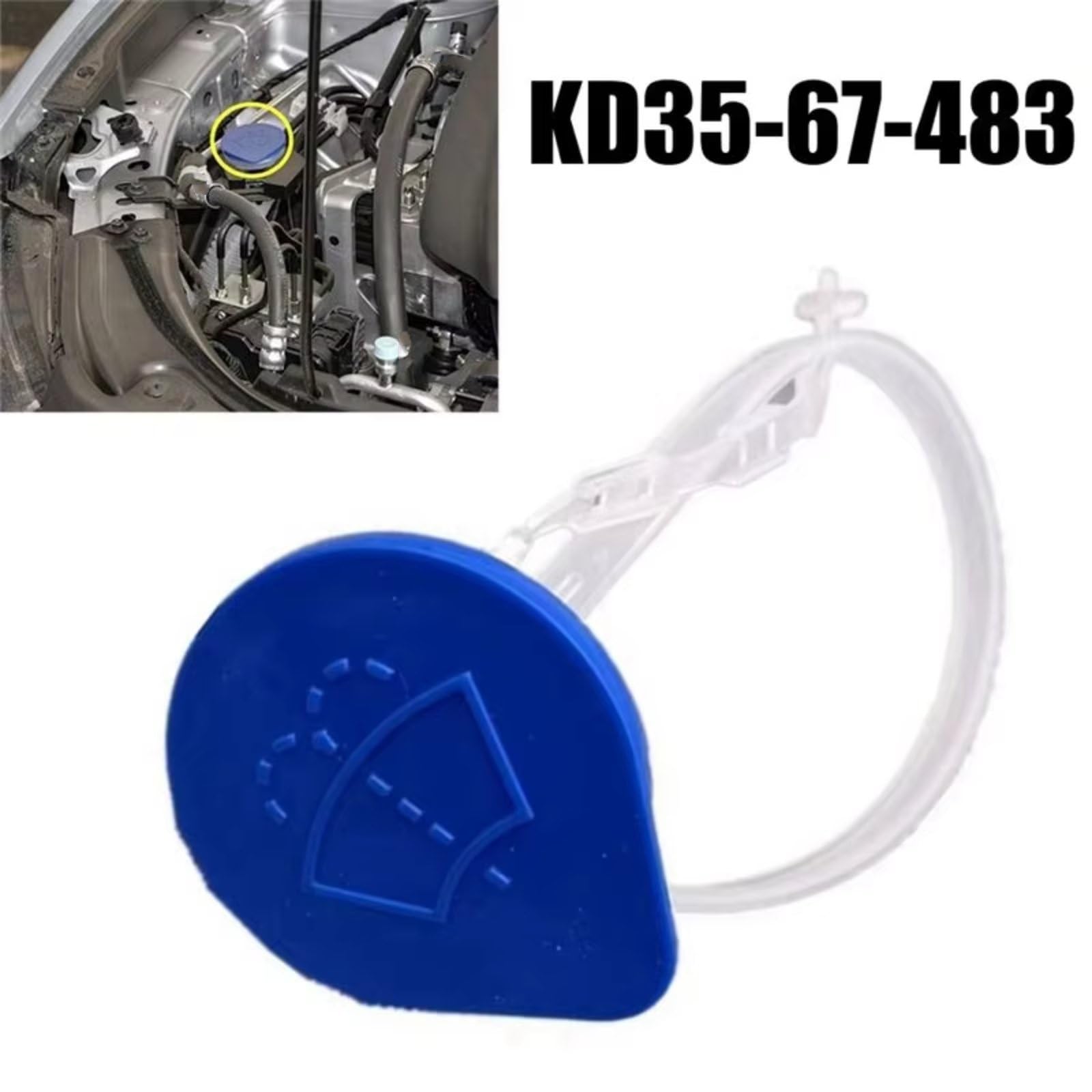 Tapa de Depósito de Líquido Para Mazda Para CX-5 2013-2016