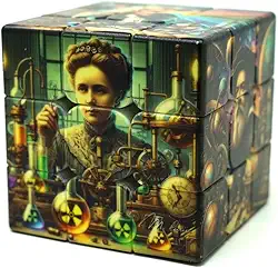 CUBO MÁGICO PROFISSIONAL - MANUAL DO MUNDO - VINCI CUBE CIENCIA RETRO (3x3x3)