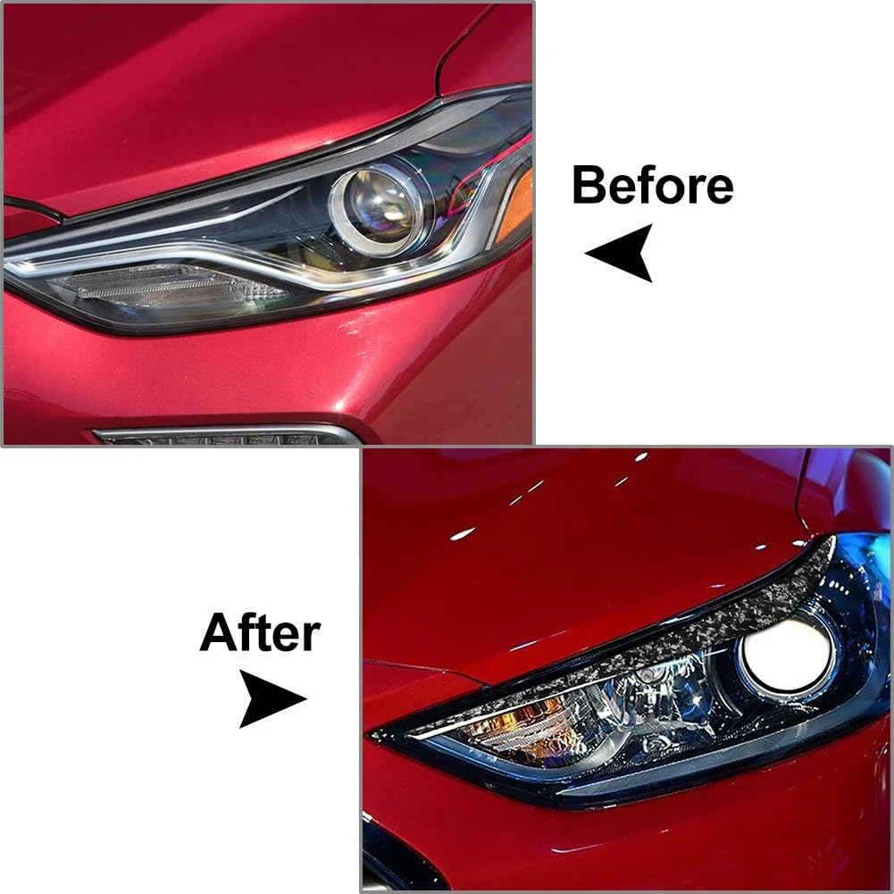 Dla HYUNDAI, dla Elantra, 2016-2018, reflektor brwi powieka