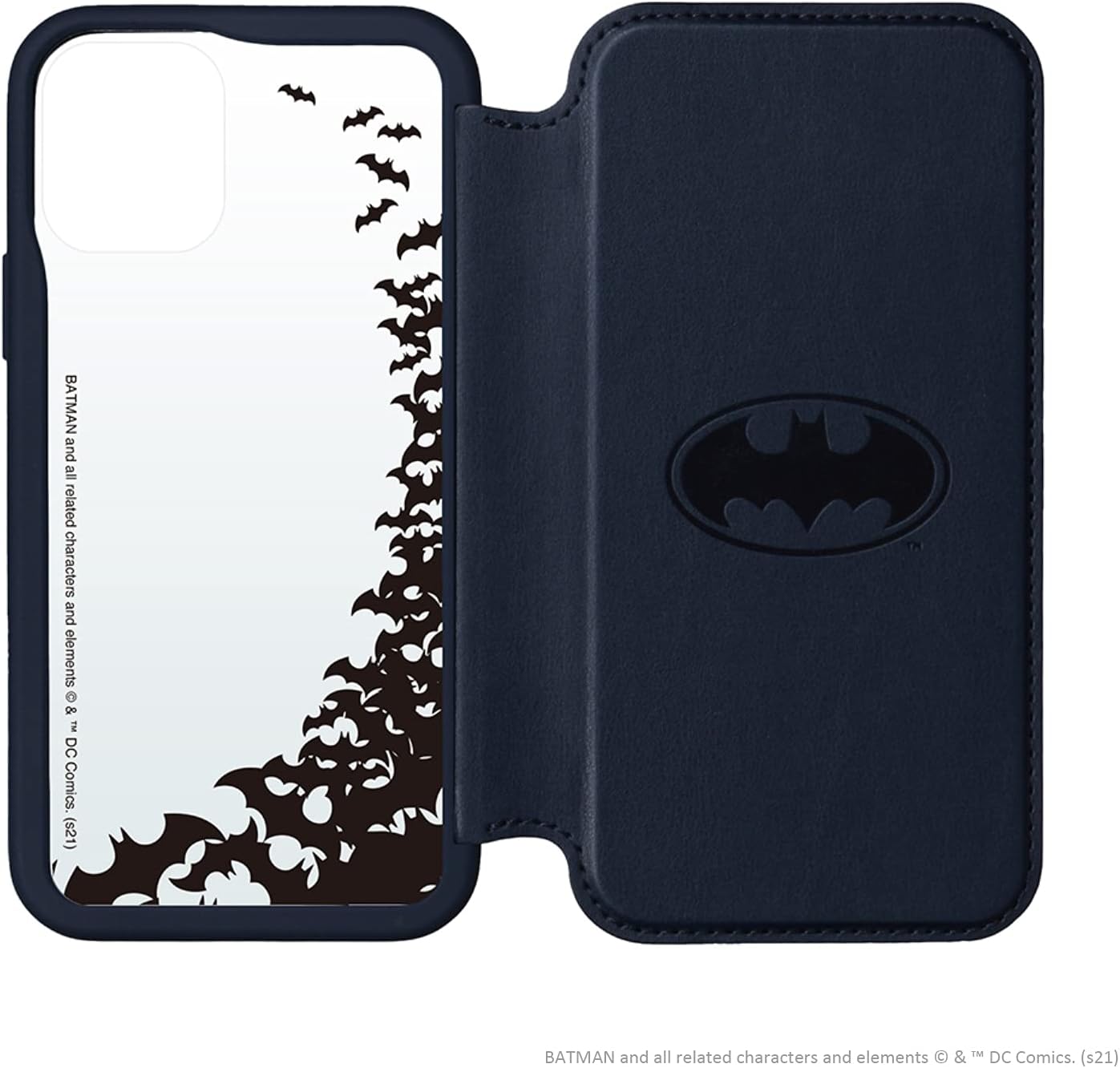 Premium Style PG-WGF20F04BAT Glass Flip Case for iPhone 12 Mini