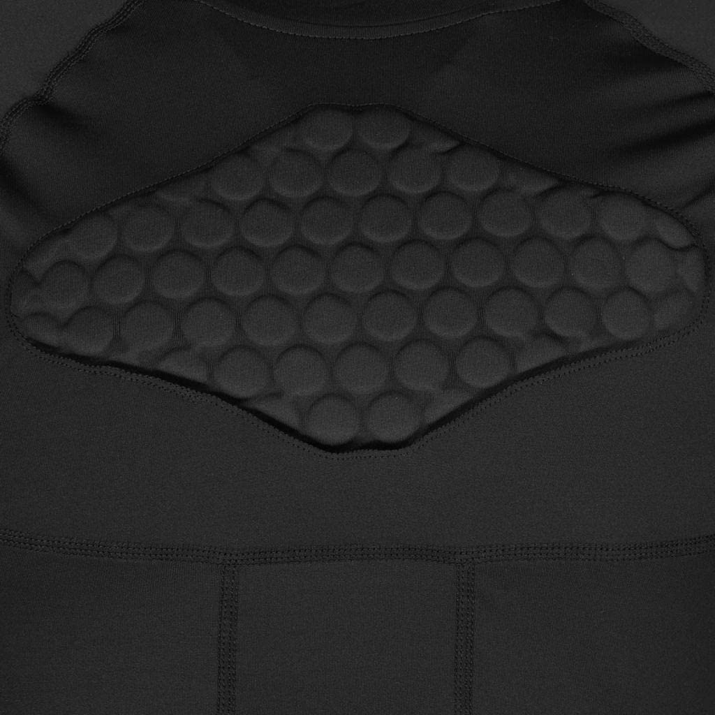 T-shirt de compression à manches longues pour homme Noir Taille M