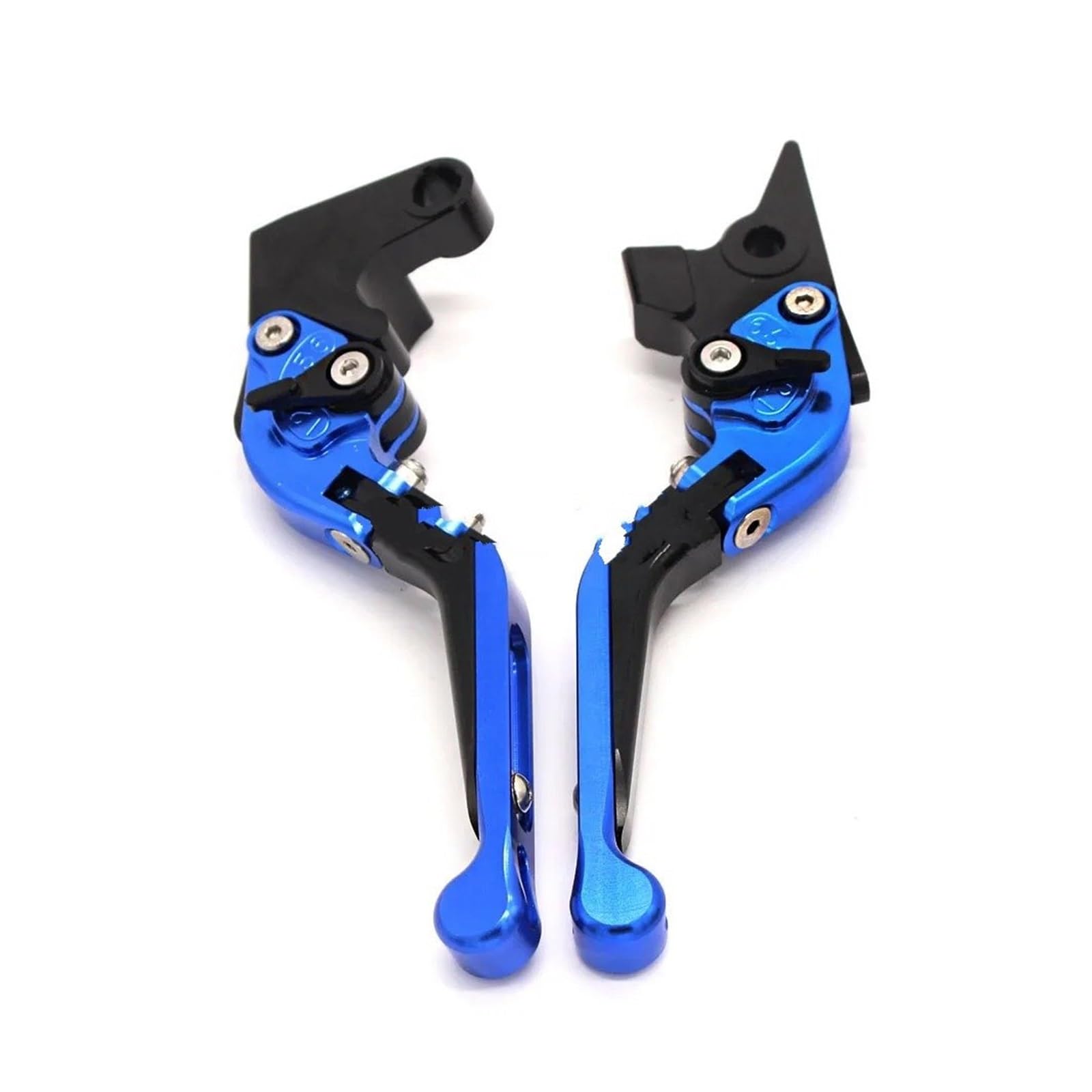 JWQEBNS Motorcycle Brake Clutch Levers for GSXR 600 750 1000 K1 K2 K3 K4 K5 K6 K7 K8 K9 Motorcycle Accessories CNC Adjustable Folding Brake Clutch Levers(Blue)