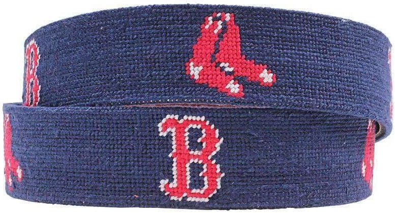 Boston Red Sox Needlepoint Belt by Smathers & Branson