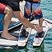 HO Sports Hot Shot Kids Water Ski Trainers with Bar & Rope - Ultimate Training Water Skis System, 48”, Youth and Kids up to 70 lbs - Ocean