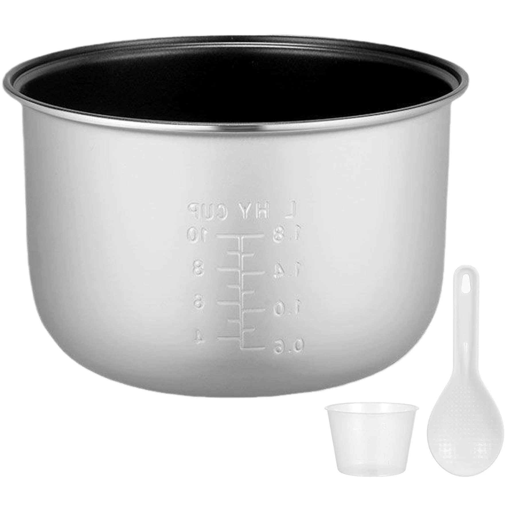 Cuiseur à riz doublure 5L Capacité à riz cuiseur de rizière Remplacement du pot intérieur, power à pression intérieure, alliage en aluminium, remplacement du pot de cuiseurs de riz