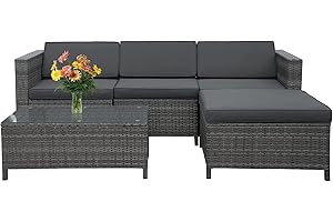 5 Piece Patio Furniture Set - Clearance Sectional