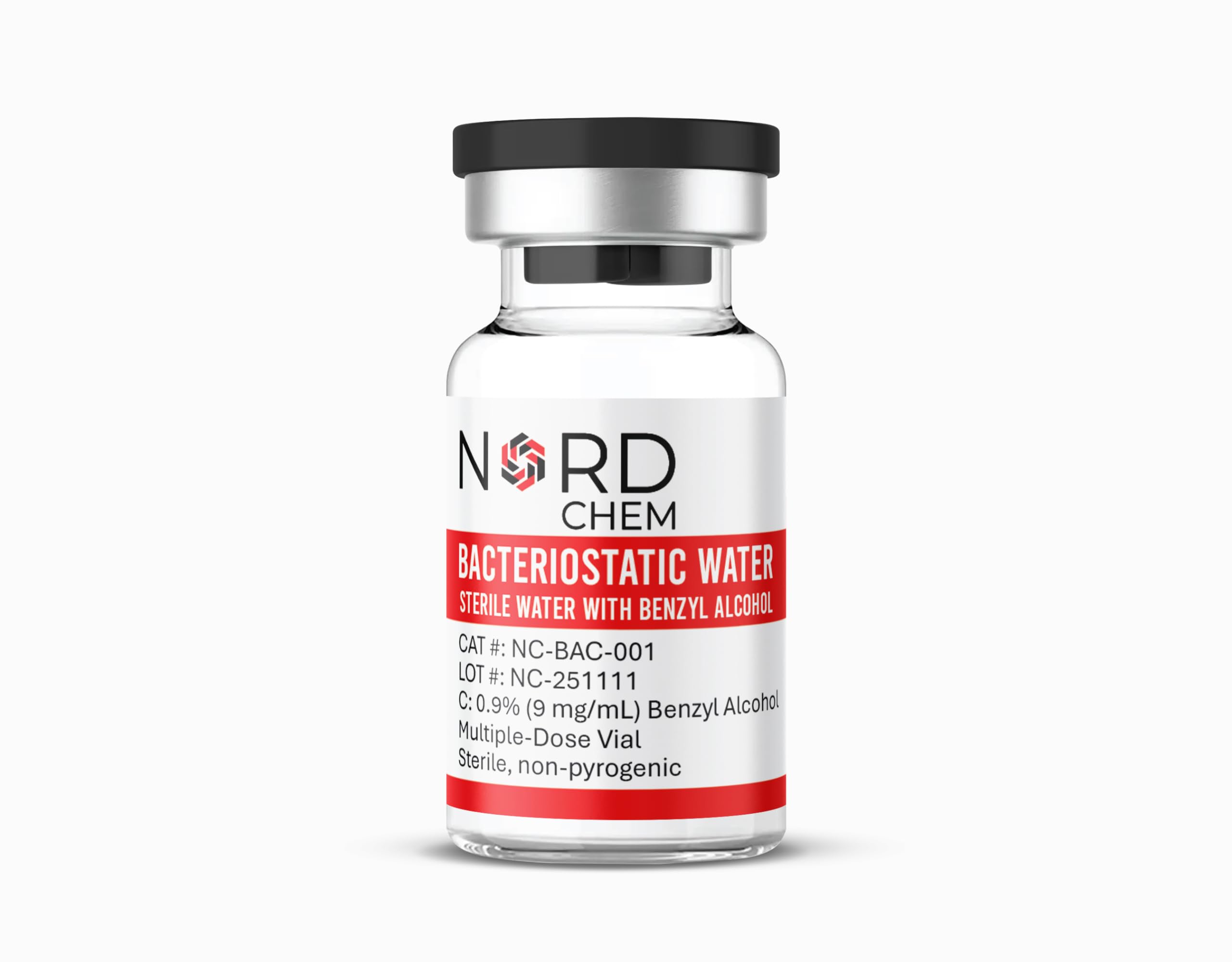 how much bac water for 600 mg glutathione NordChem Bacteriostatic Sterile Water with Benzyl Alcohol, 10 mL, Sterile  Multivials Bottle, Non-Pyrogenic, For Laboratory Use : Amazon.ae: Health main image 1