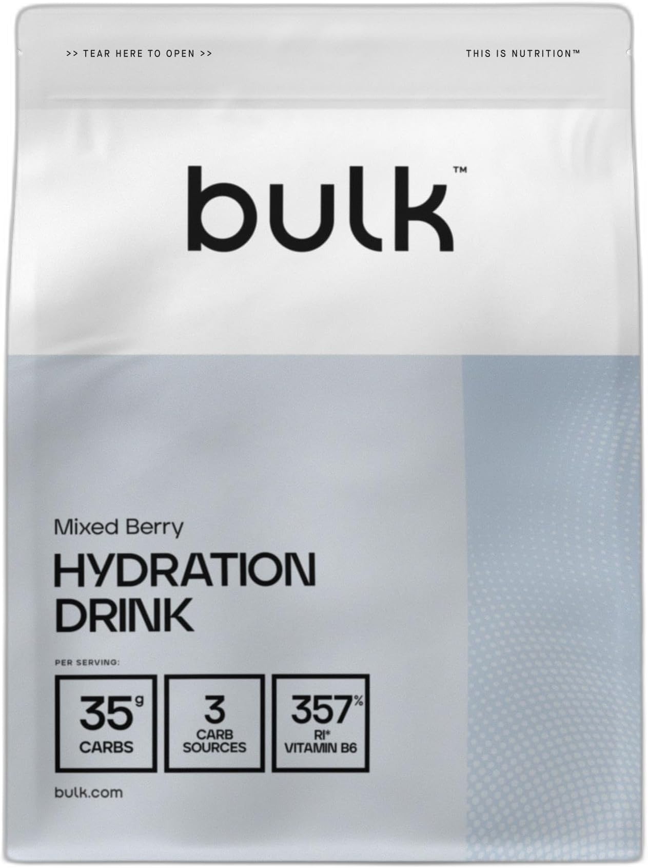 Bulk Hydration Powder, Mixed Berry, 500 g | Sports Drink