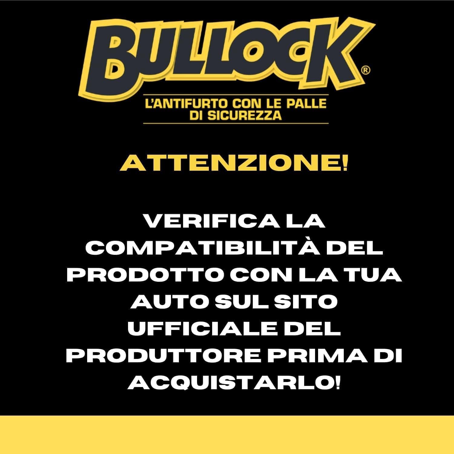 Bullock Excellence Antifurto Blocca Pedale per Auto con Cambio Automatico – Massima Sicurezza, Acciaio Carbonitrurato, Resistente e Facile da Installare, Design Universale per Maggior Protezione