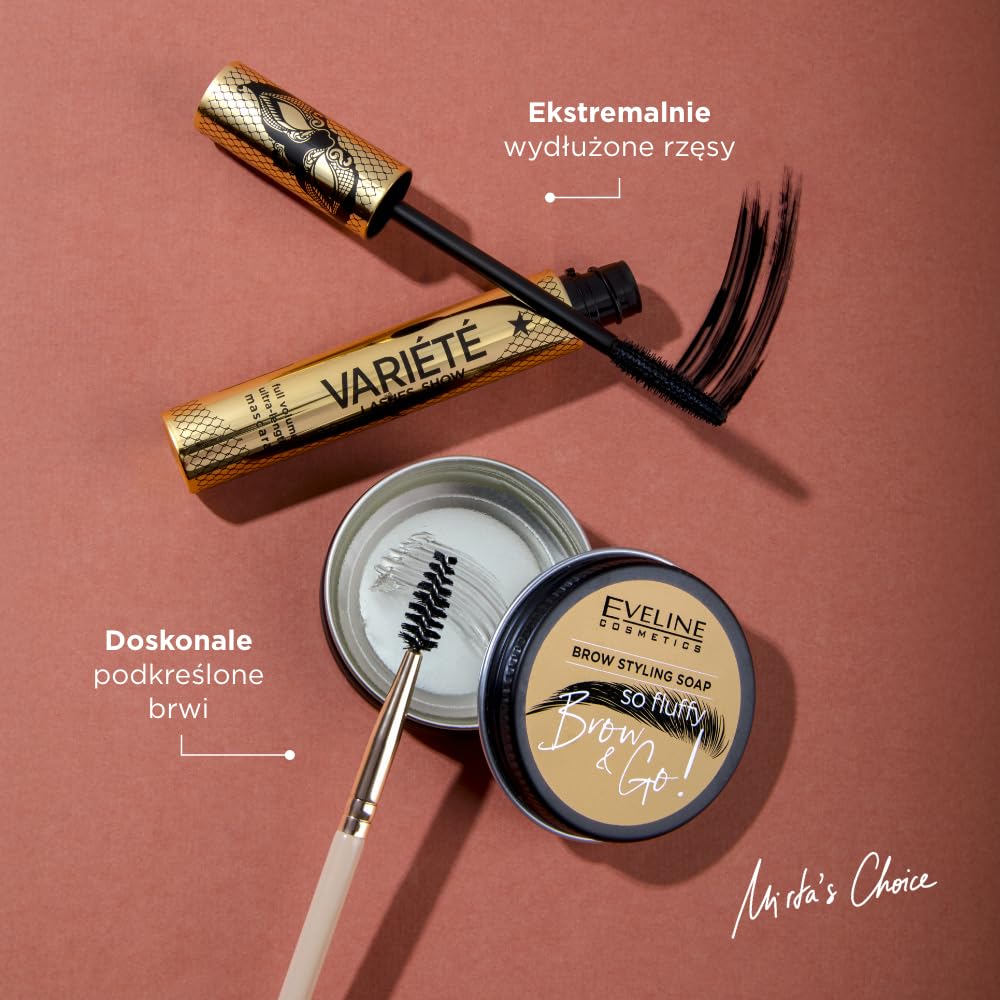 Eveline Cosmetics x Mirta Miler: Everyday Make-up Set Zestaw do makijażu (Lip Oil 04 Red, Glow Booster 01N Univeral Light)