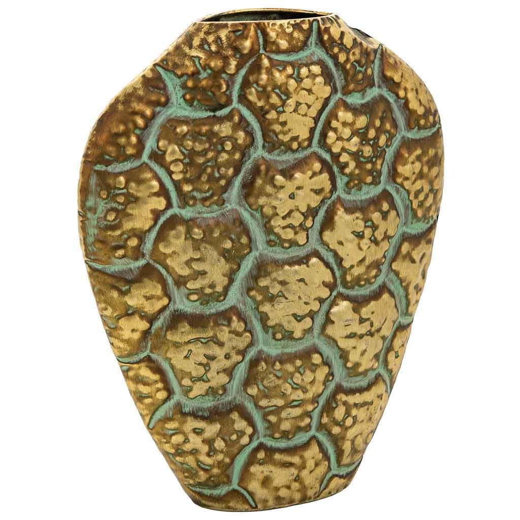 Golden Metal Vase