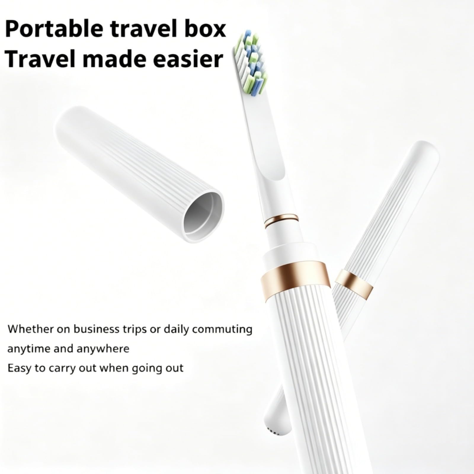 Miroshine Electric Toothbrush – Tecnologia Sonica, 3 Modalità, 6-8 Settimane di Batteria, Design Compatto (Rosa)