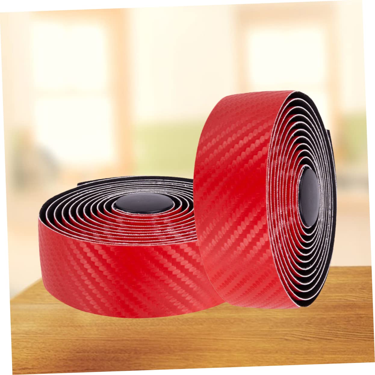 Kisangel 4rollos Cinta De Manillar De Bicicleta De Para Carretera Antideslizante y Duradera De Rojo Para Hombres y Mujeres