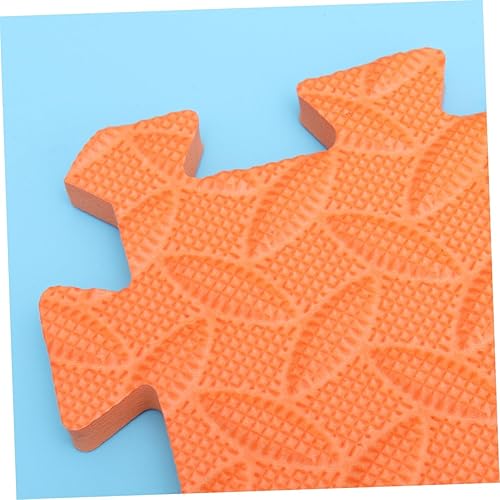 Miniatura 4 de Kisangel Alfombra acolchada para niños, 6 unidades, azulejos de espuma, rompecabezas de piso, tapete extragrande, azulejos de Eva, tapete de