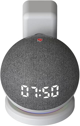 Miniatura 4 de ez-fit Soporte de pared Echo Dot, soporte de pared para Yaxa Alexa Echo Dot 4ª generación accesorios de ahorro de espacio sin desorden