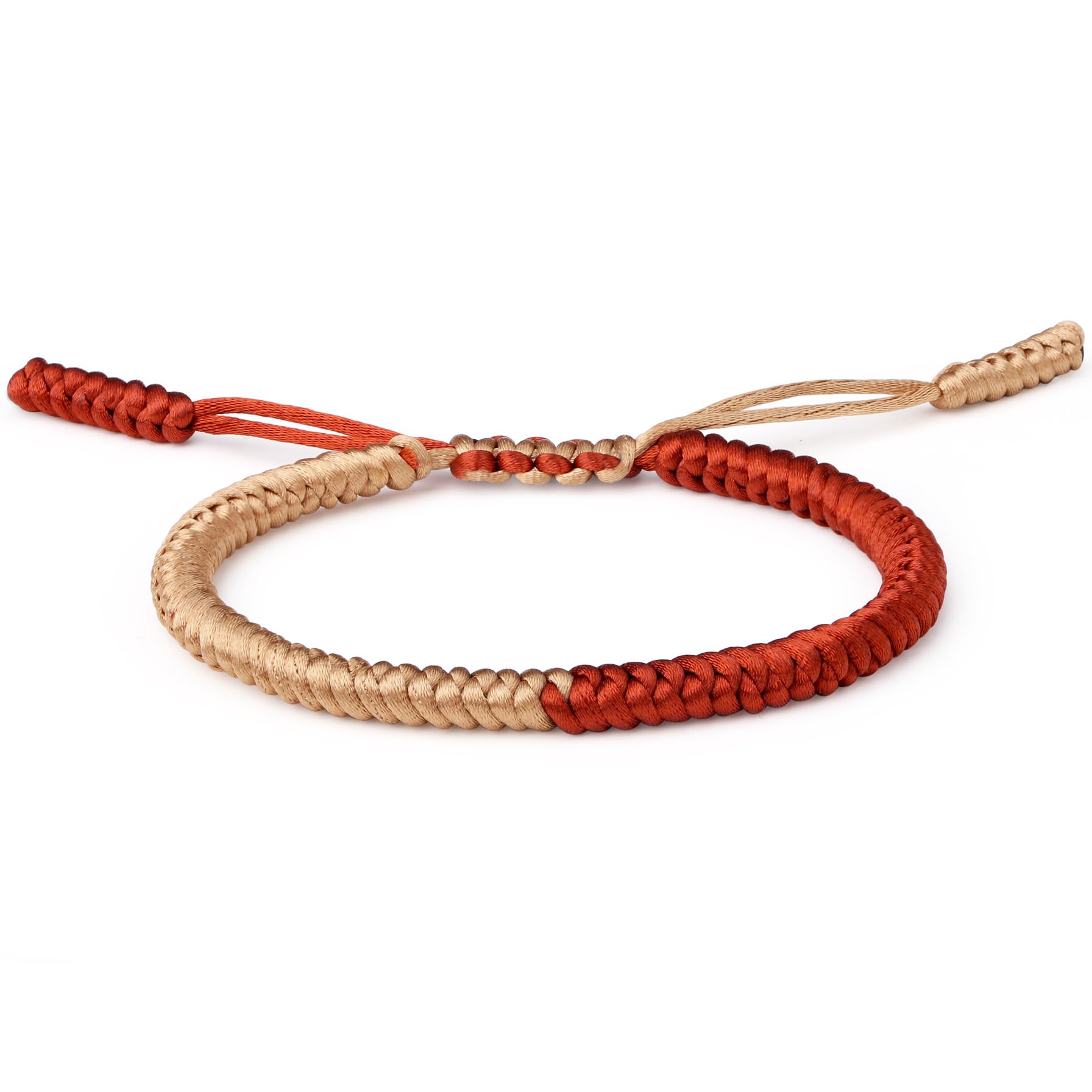 XIANNVXI Herren Armband Geflochten Armbänder Damen Surfer Armband Segeltau Stoff Tibetisches Glücksarmband Handgefertigt Verstellbares Armbänder Männer