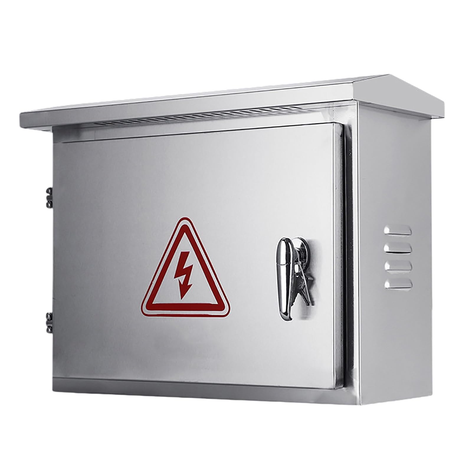 Caja Electrica Exterior, Armario de Conexiones EléCtricas para Exteriores, Caja MetáLica con Cerradura, Junta de Estanqueidad Y Soporte de Pared(40 * 50 * 20CM/15.7 * 19.7 * 7.9IN)